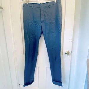 Banana Republic Blue slim-fit pants 34x32